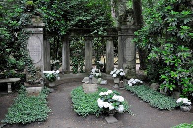 Grabanlage auf dem Waldfriedhof - Copyright: Nikolaj Müller-Wusterwitz